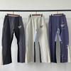 BeatStreet Handbemalter Spritzer-Print Kordelzug High Street Lässige Jogginghose Herren Schlaghose Lockerer Schnitt Baumwollmischgewebe