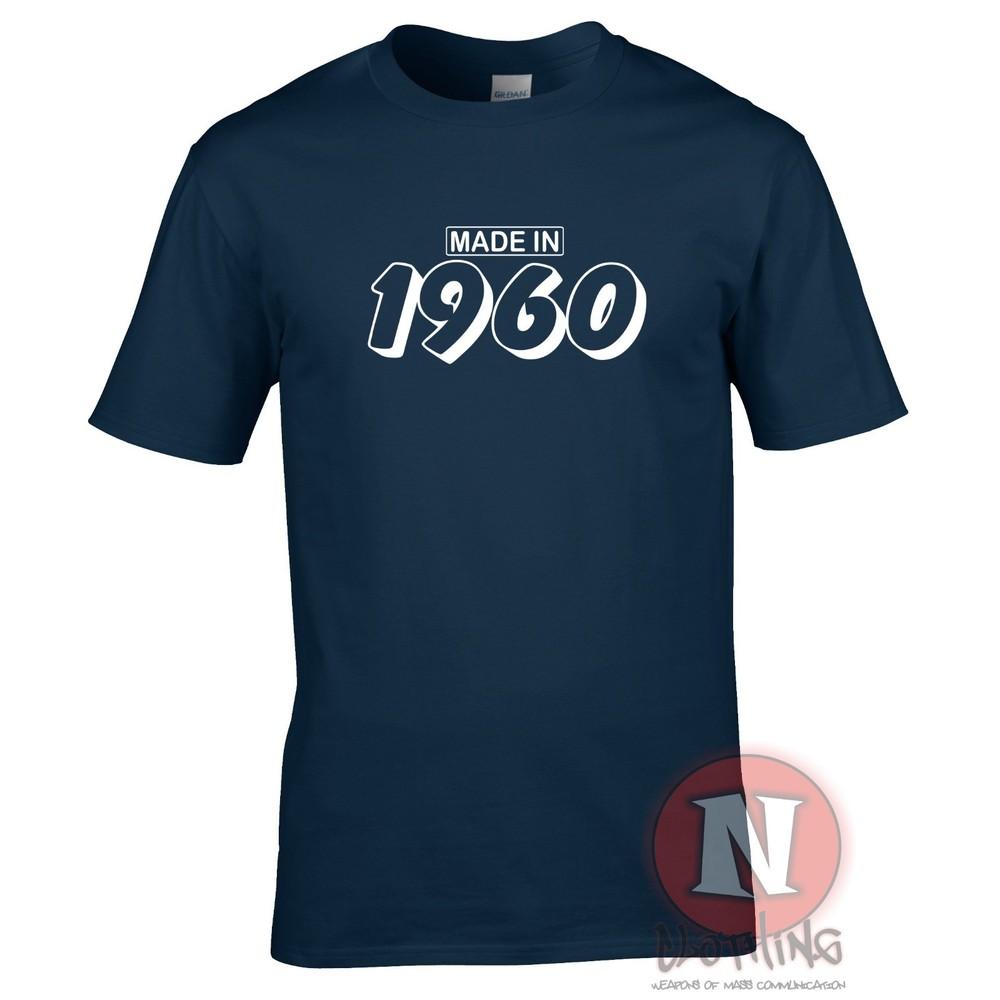 Made In 1960 TShirt Birthday Celebration Present Gift Funny Party Teeshirt