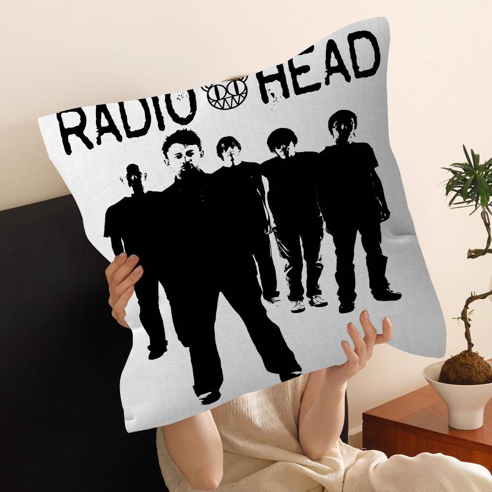 Art Rock Band Radiohead Maple Design Cushion Cover Happy Autumn Harvest Decor Holiday Decorati Pillow Cover