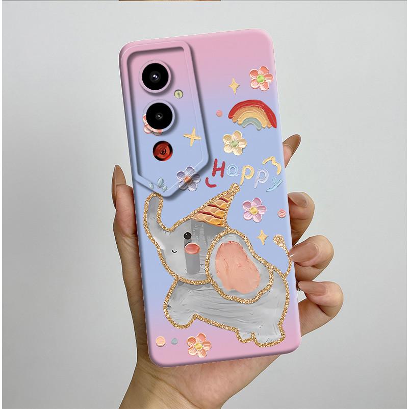 For Tecno Pova 4Pro LG8n Back Cover For Techno Pova 4 Pro Pova4 LG7n Case Silicone Aesthetic Pretty Butterfly Flower Soft Bumper