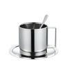 Shangqi 304 Stainless Steel Double-Wall Insulated Cups, 200ml, Set of 2