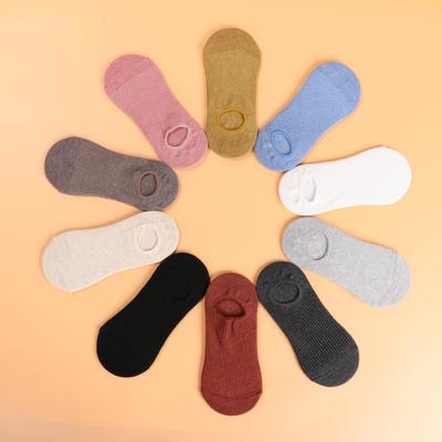 Invisible Court Femme Sweatshirt Summer Comfortable Cotton Bamboo Girl Women Boat Socks