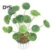 Simulated Lotus Leaf Decor Lifelike Faux Lotus Leaves Easy To Maintain Artificial Green Plant Decoration Artificial Lotus Leaves for Indoor Home Decor