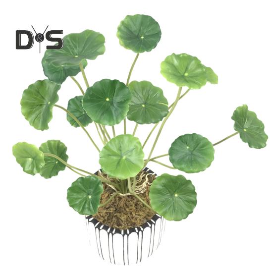 Simulated Lotus Leaf Decor Lifelike Faux Lotus Leaves Easy To Maintain Artificial Green Plant Decoration Artificial Lotus Leaves for Indoor Home Decor
