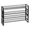 Spice Rack Organizer for Cabinet Seasoning Storage Set Wall Mounted 4 Pack