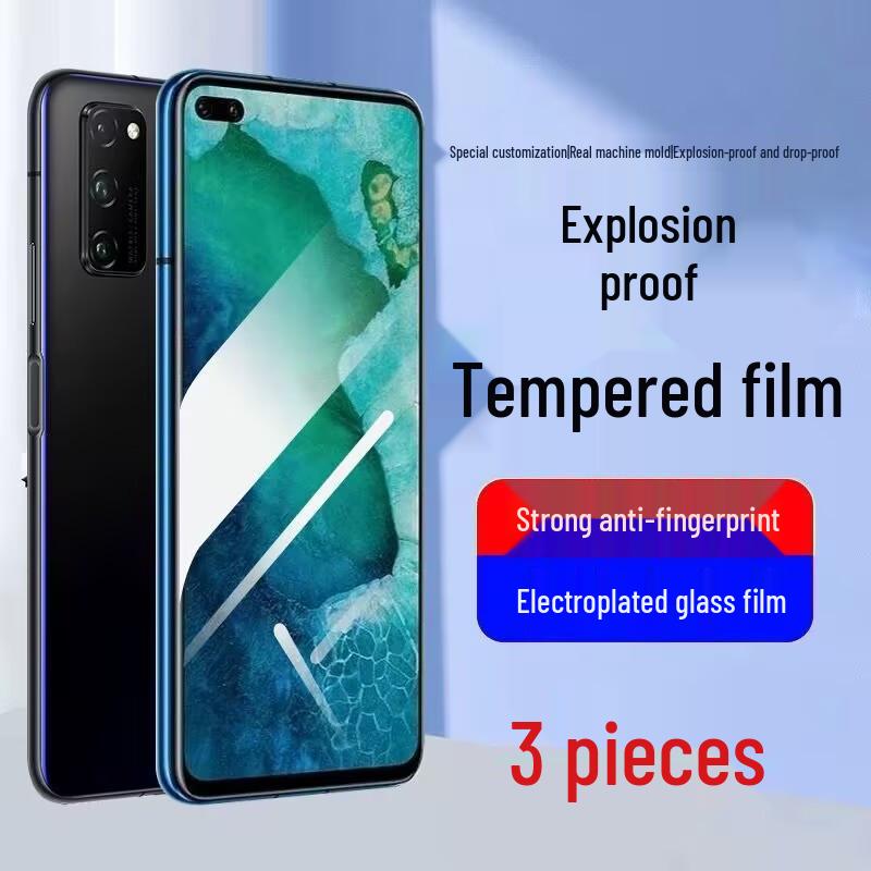 Honor V30 Pro/V20 Gehärtetes Glas: Blaulichtfilter, Augenschutz, Anti-Fingerabdruck, Blickschutz, Staubfrei