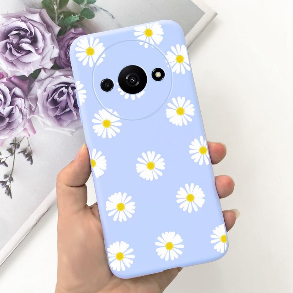 For Funda Xiaomi Redmi A3 Case Women Fashion Girly Flower Butterfly Bumper For Xiaomi Mi A3 Mia3 RedmiA3 Coque Soft Silicone