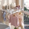 Anti-slip Sock Folding Clothes Dryer Windproof Multi-Clip Drying Rack Folding Drying Rack  Indoor