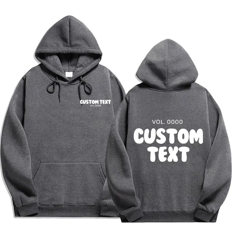 Felpa con Cappuccio con Testo Personalizzato Uomo Moda Felpa Cool Casual Harajuku Street Wear Pullover con Cappuccio Streetwear Felpe con Cappuccio e Felpe da Uomo