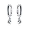 New 925 Silver Heart Hoop Earrings Inlaid Zircon CZ Infinity Love Golden Earrings For Women Wedding Gift Luxury Jewelry