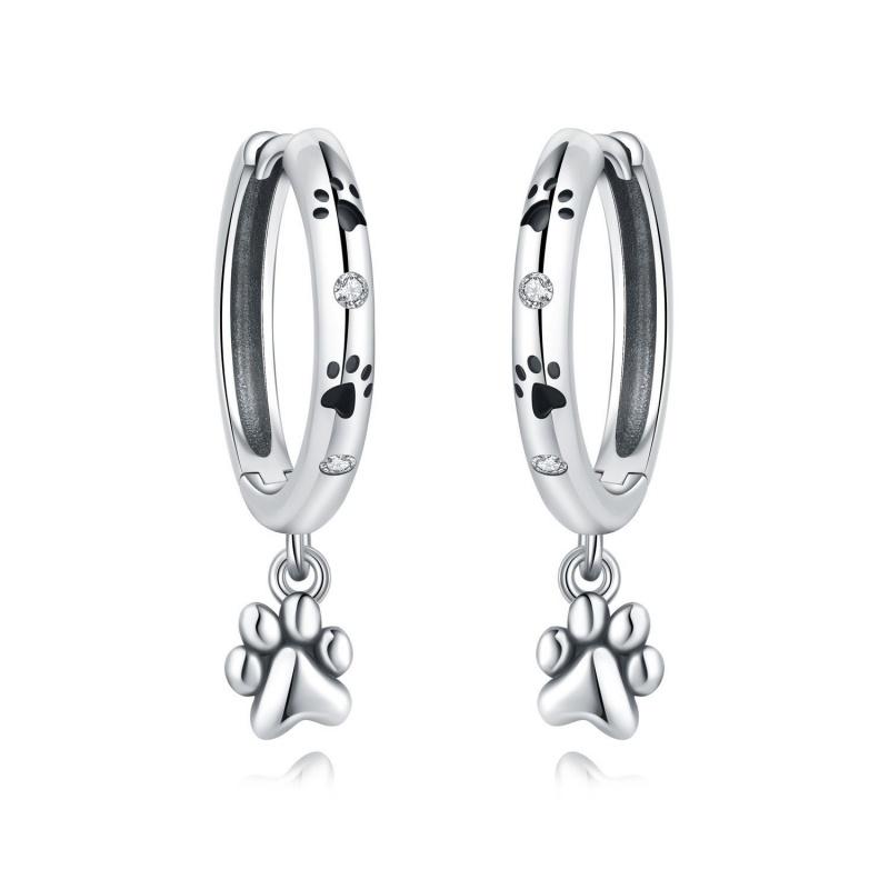 New 925 Silver Heart Hoop Earrings Inlaid Zircon CZ Infinity Love Golden Earrings For Women Wedding Gift Luxury Jewelry