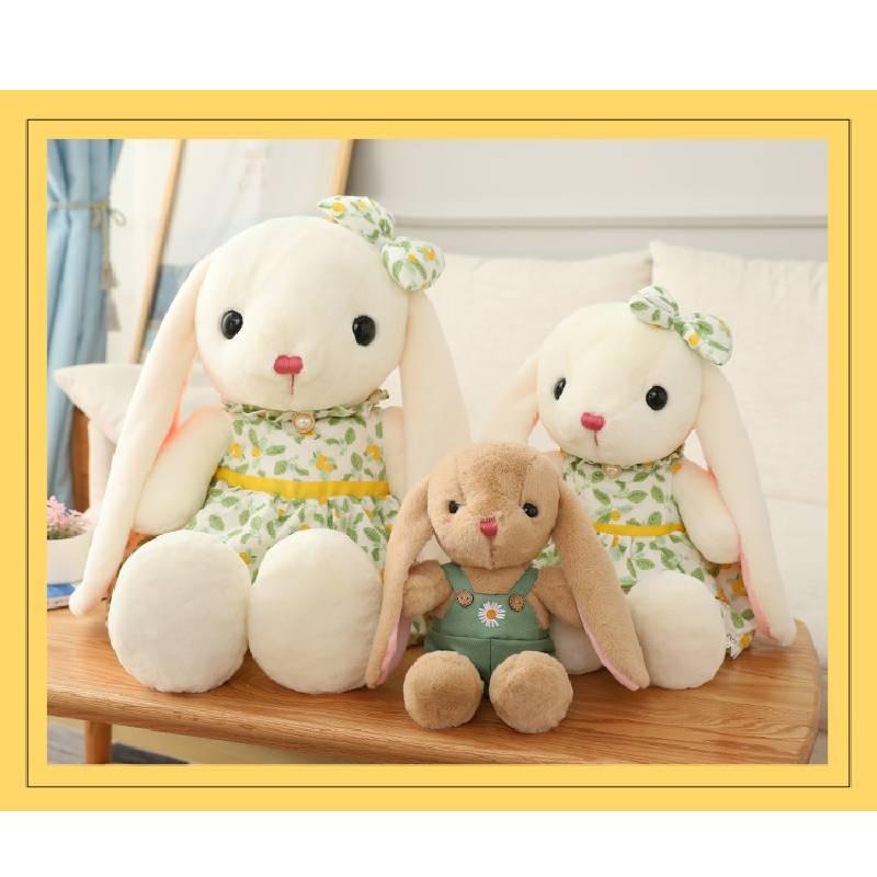Rabbit Clothes Wear Stuffed Animal Toy Plush Doll Kids Birthday Decoration Gift