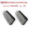 Pair of 18-LED Black License Plate Lights for Mazda Miata MX5 06-15 & Fiat 124