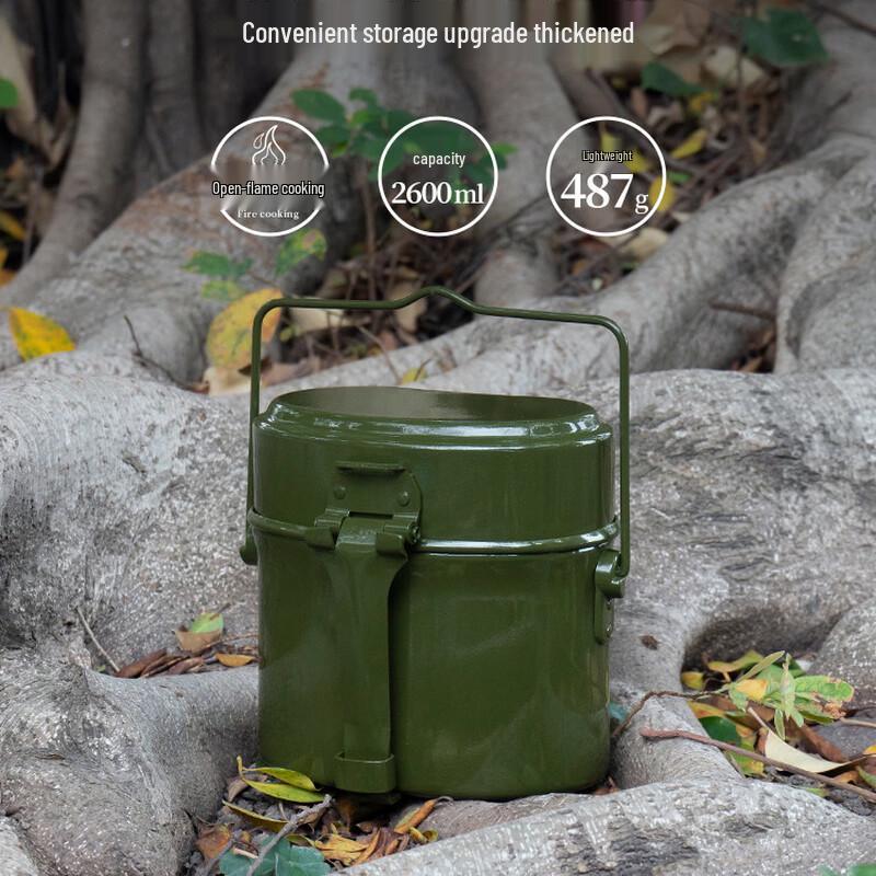 OLOEY Outdoor Multi-function Hanging Pot Lunch Box Cookware