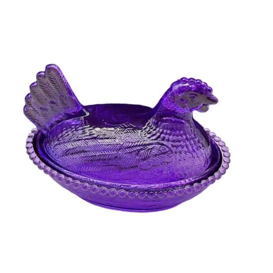 Yousheng Clear Chicken Storage Box Multi-purpose Snacks Candies Nuts Foods Container Jar Jewelry Holder Kitchen Table Centerpiece Decorative