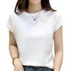 Women's Fashion Solid Color Short-Sleeved Top - 2025 Summer Collection