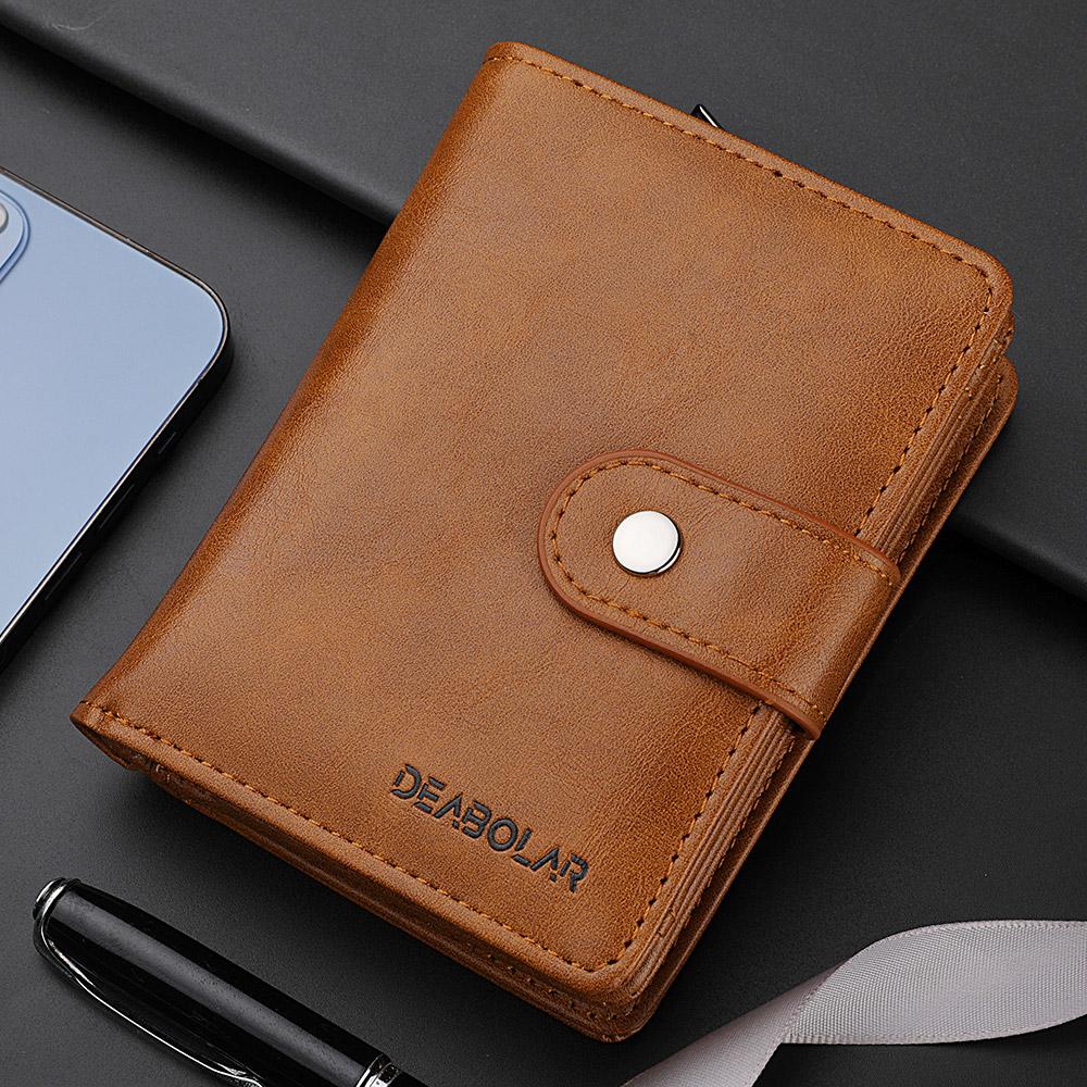 Men s Wallet Short Luxury Business Multi-function Credit Card Holder for Men s Wallet