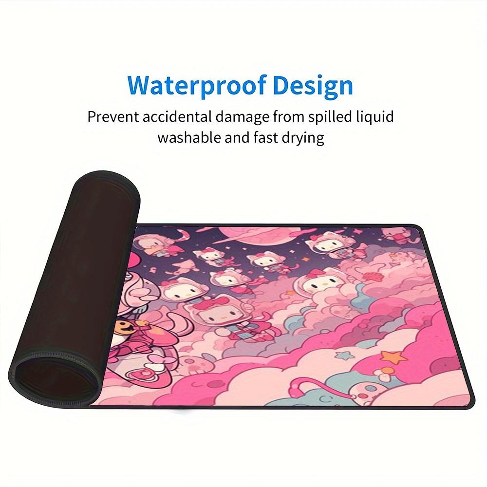1pc Hello Kitty Astronaut SpaceComputer Pad with Vibrant Game Machine Print, Mouse Pads for Desk0515031