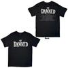 The Damned - Logo - EU-Tour Sommer '25 - Schwarzes T-Shirt