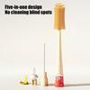 5-In-1 Multi-functional Cup Cleaning Brush Cartoon Boot Long Handle Silicone Brush Baby Bottle Cup