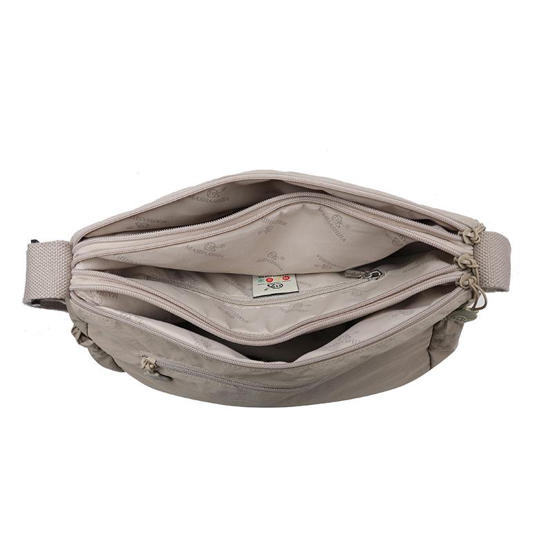 Women Crossbody Bag Nylon Hobo Bag Lightweight Sports Large Capacity Shoulder Bag Mother Bag