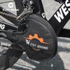 WEST BIKING Bicycle Crankset Protective Cover Waterproof Bike Sprocket Protection Cycling Chainwheel Guard Cover Bike Accessory