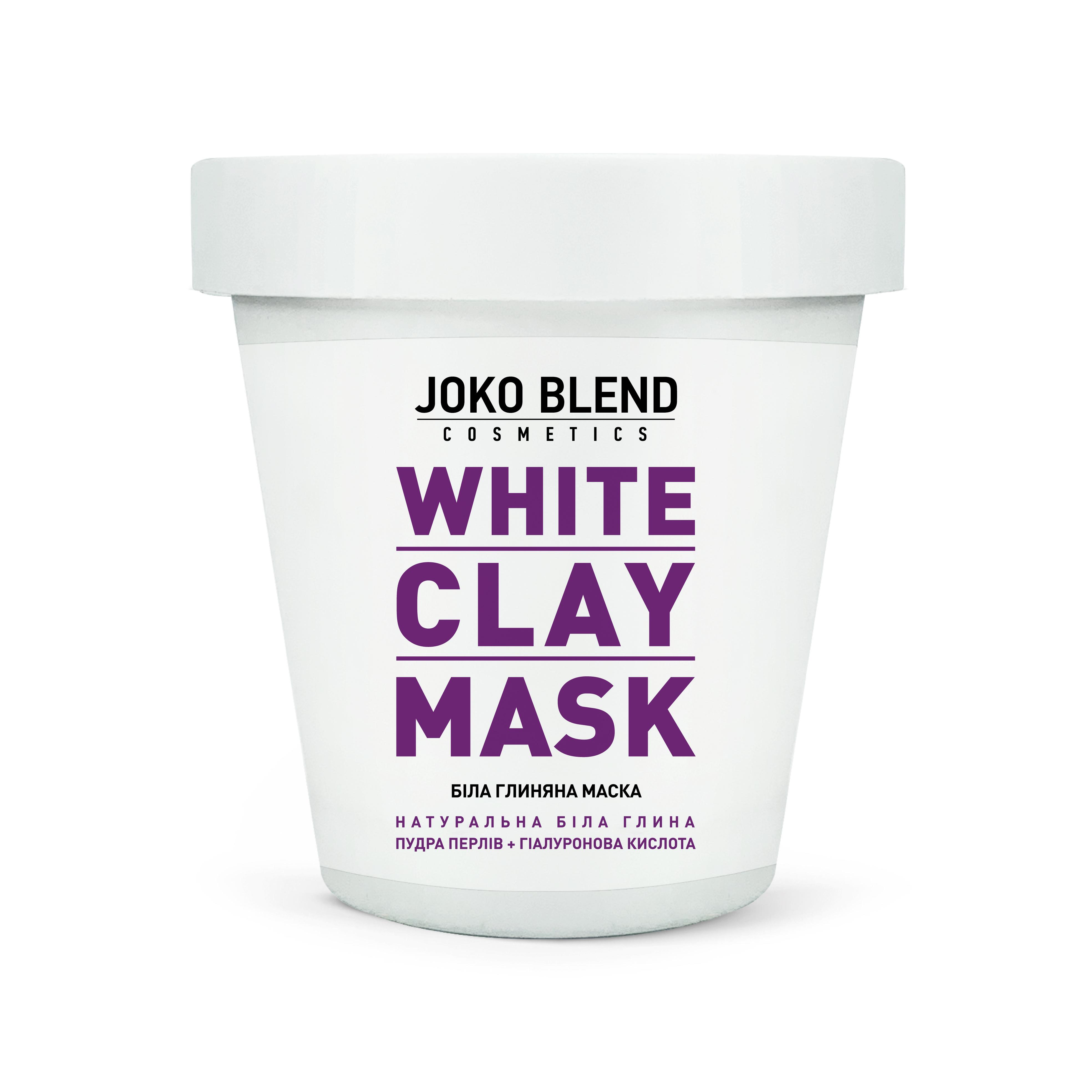 

Біла маска глиняна для обличчя White Сlay Mask Joko Blend 80 г