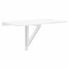 Foldable Wall Table Glossy White 100x60x56cm Engineered Wood