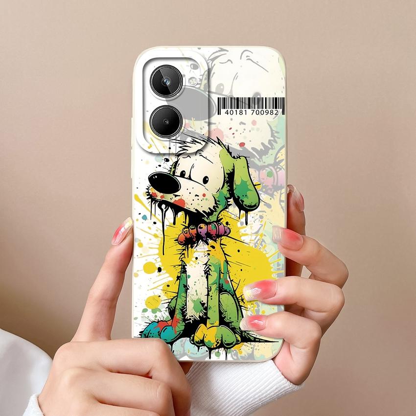 Pentru Oppo Realme 10 12 12X 11 11X C12 C15 C21 C21Y C31 Husă Telefon Model Flori Grațioase la Modă de Înaltă Calitate Carcasă Antiderapantă Pentru Oppo Husă Silicon