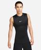 Naiki Pro Dri-Fit Tight Sleeveless Fitness Top M - Black:White / Fb7915-010