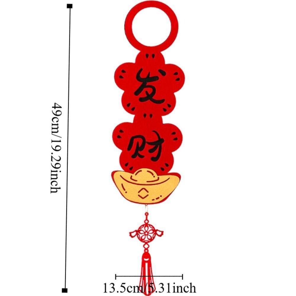 Chinese Style New Year Doorknob Pendant Tassel Door Handle Decoration  Home Living Room Decor