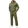 Men's Plus Size Oversized Hoodie and Sweatpants 2 Piece Set Casual Outfit