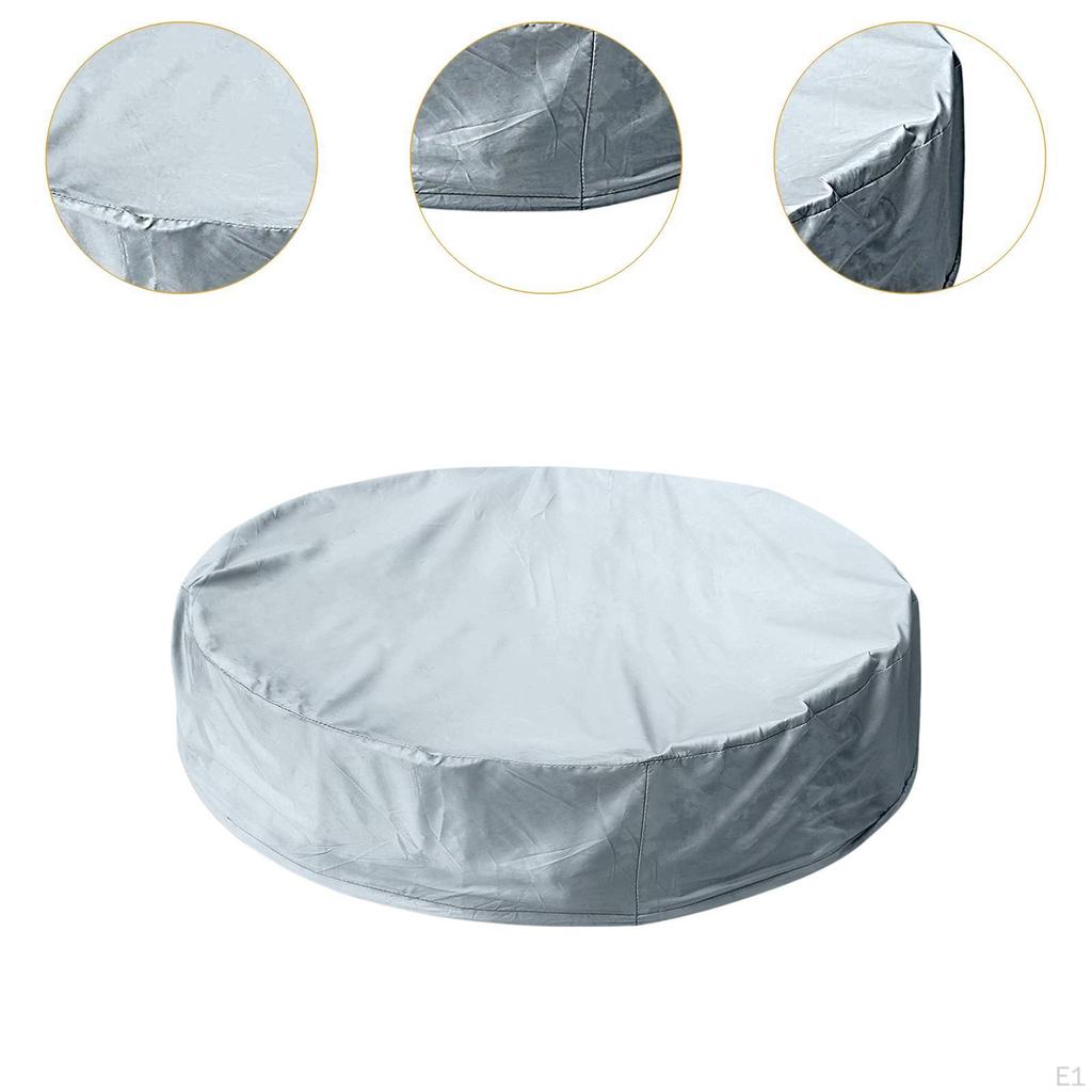 Round Pool Cover Canopy, Oxford Cloth Dustproof Waterproof Sandbox Protection