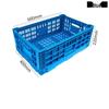 Hang Weixing Heavy-Duty Plastic Storage Basket with Iron Handles, 600x400x220mm