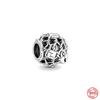 S925 Silver Fine Beads Fit Fasion Original Bracelet Necklace Pendant Women Love Couple Dangle Shiny Mom Charms Jewelry 