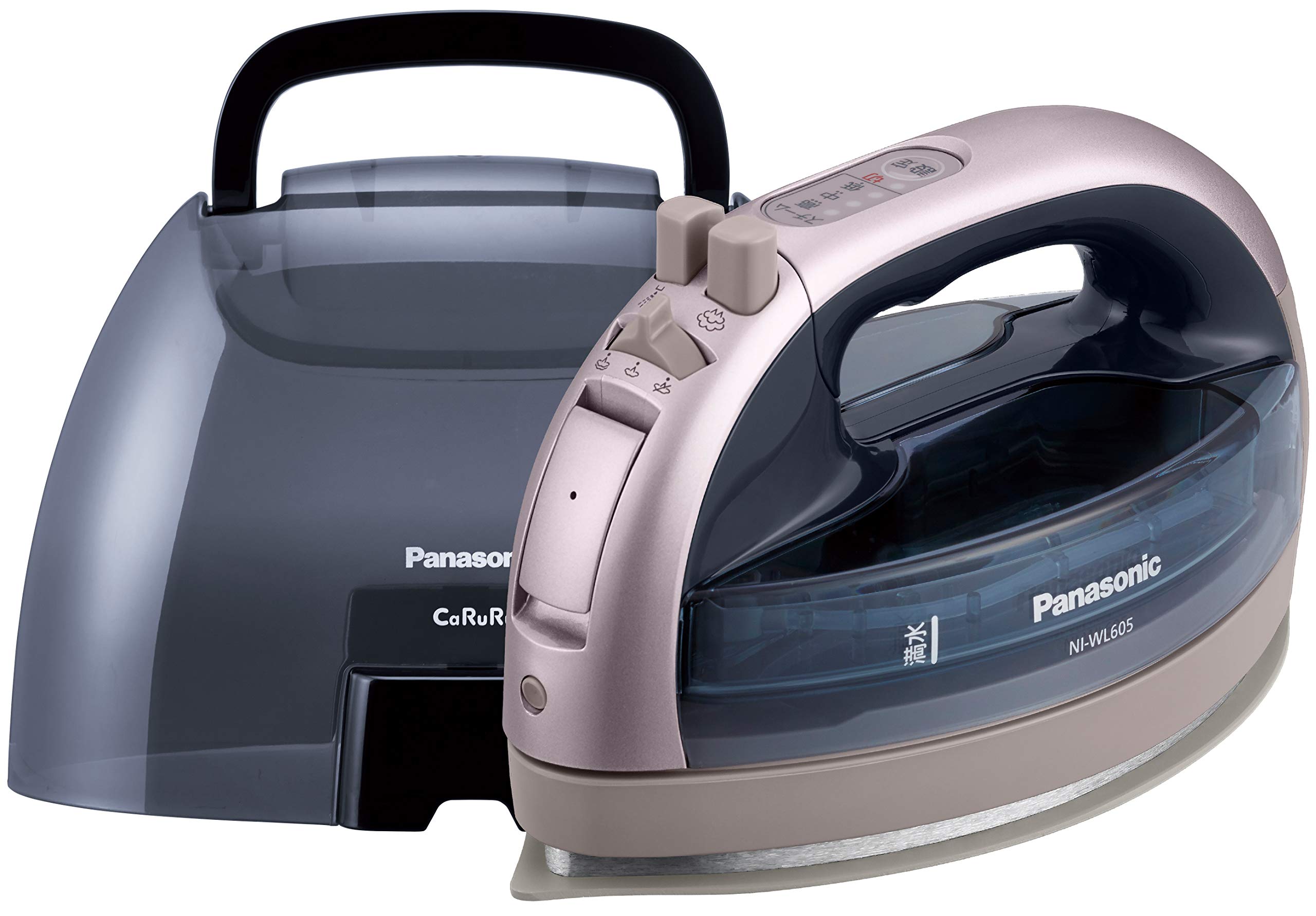 

Panasonic Cordless Steam W Head Iron Silver NI-WL605-S