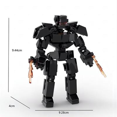 Compatible Building Blocks, Small Particles, Compact Mecha, Pacific Rim: Revenge of the Titans Exoskeleton Robot Model