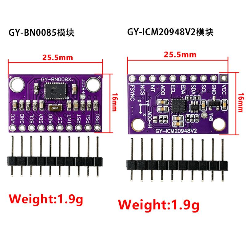 GY-BNO080 BNO085 GY-ICM20948V2 9DOF Nine-Axis IMU AHRS Sensor Module,3.3V High Precision Onboard 32K Crystal For robot balance