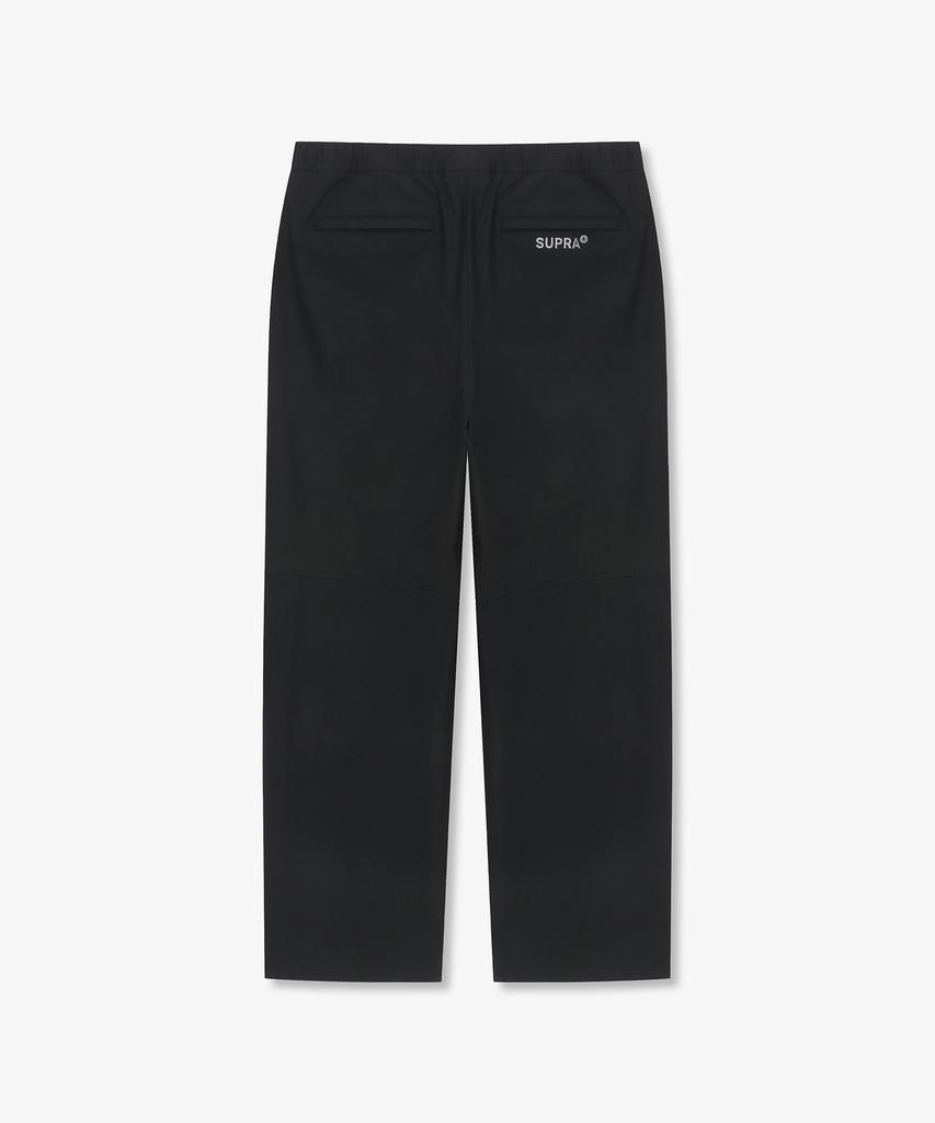 SUPRA Basic True Logo Parasuit Pants (Black)
