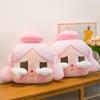 Crying Baby Throw Pillow Doll Bubble Plush Toy Matt Doll Bed Pillow Sofa Cushion Ornament