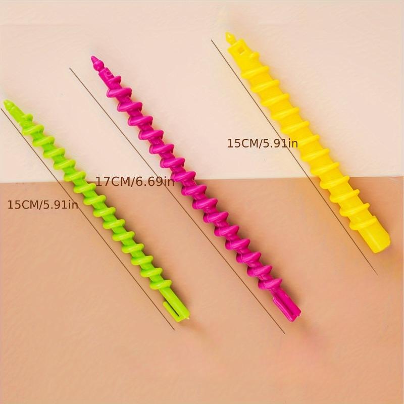 20pcs/Set Hair Curling Rods Spiral Hair Perm Rollers DIY Hairdressing Styling Tools