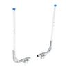 Boat Trailer Guides, 775 Mm/1205 Mm Height Guide Poles, 2PCS High-Hardness Steel Trailer Guide-Ons, Adjustable Guide Poles with PVC Pipes, for Ski