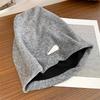 Women's autumn and winter hats, crimped warm knitted hats, ear protectors, cold-proof pullovers, and headcaps for men