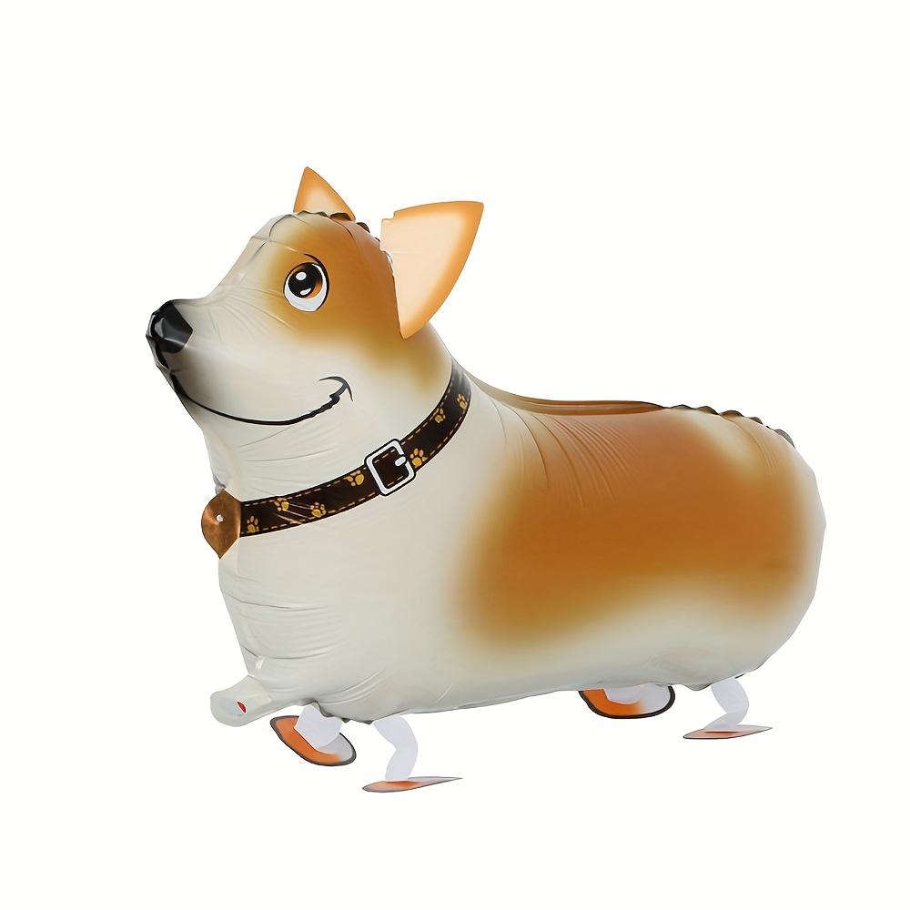 1pc Cartoon Walking Dog Balloon Cute Corgi Coffee Dog Foil Balloon Children s Birthday Party Decoration Festival Photo Props other