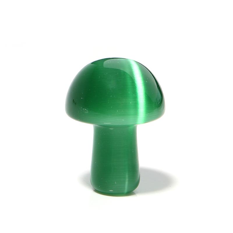 5Pcs/Lot 20×15mm Cat's Eye Beads Colorful Mushroom Shaped  Nonporous Accessories For Jewelry Production Diy Charm Pendant