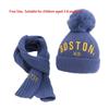 Warm Scarf Hat Set Windproof Ear Protection Hat New Neck Warmer  Kids