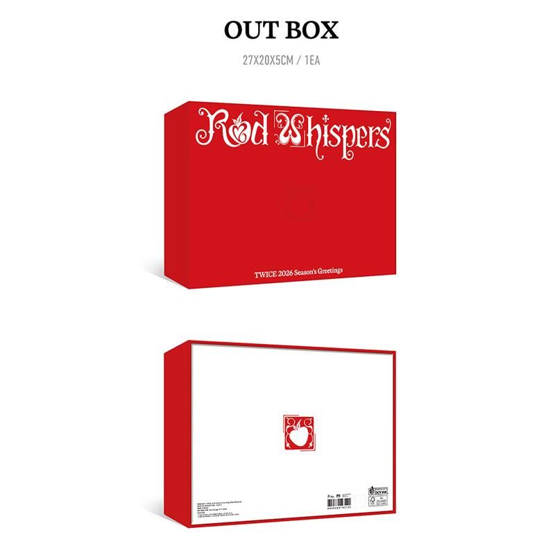 [PRE ORDER] TWICE – 2026 Season’s Greetings [RED WHISPERS]