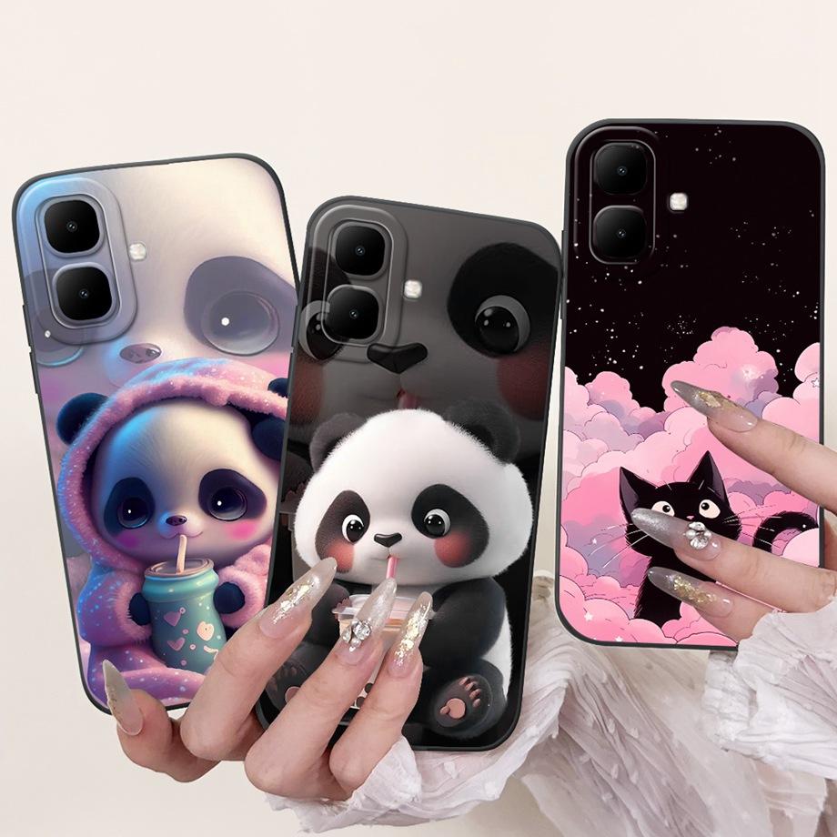For Infinix Smart 10 X6725 Case Cartoon Luxury Girly Painting Funda For Infinix Smart 10 Plus X6725B Back Cover Soft Silicone