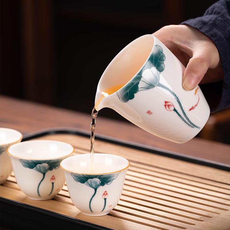 Dehua White Porcelain Kung Fu Tea Set