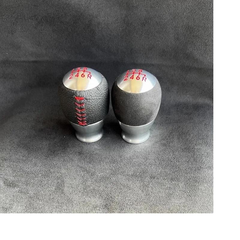 New 5 6 Speed 345g Anti Fur Leater Gear Shift Knob For Honda Civic TYPE R FK8 FL5 Fit GK5 GR9 Gear Ball